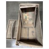 Barn Find Wood Crates Worn & Damaged