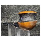 Vintage Carved Cherry Smoking Pipe Made in