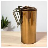 Set of Copper Nesting Measuring Cups