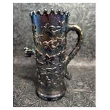 Northwood TOWN PUMP Amethyst Carnival Glass