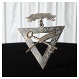Antique Knights of Pythias Pin-Medal