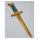 Vtg Ascott Dagger Lighter Paper Opener