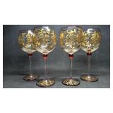Jubilance by Pier 1 Balloon Wine Glasses Stems