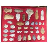 ARROWHEAD COLLECTION ARROWHEADS, SPEAR POINTS,