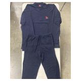 NOS QANTAS PAJAMA SET MENï¿½S LARGE NAVY BLUE