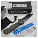 BENCHMADE CLAYMORE 9070BK FOLDING KNIFE LOCKS