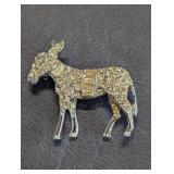 Vintage Rhinestone Mule Animal Costume Jewelry