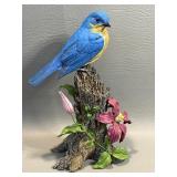Spring Welcome by Bob Guge Danbury Mint Blue Bird