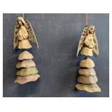 Two Metal Angel Wind Chimes