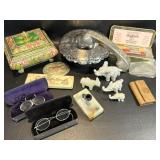 Vintage Bits & Bobs Lot, Onyx , Japan Elephants ,