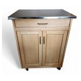 Rolling Stainless Top Kitchen Cart Missing