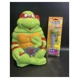 TMNT 90ï¿½s Cookie Jar Raphael  w/ Paint Loss , as