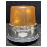 VINTAGE YELLOW ROTATING EMERGENCY LIGHT ROOF