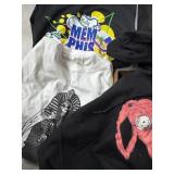 Lot of Memphis Street Artist T Shirts w/ Hoodies
