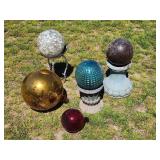 Glass Gazing Balls Garden Ornaments