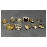 Vintage Costume Jewelry Fashion Rings