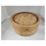Bamboo Steamer Single Tier For Steaming  Sum