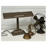 Art Deco Van Dyke Bankerï¿½s Light - May need a new