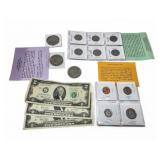 Proof Sets 2 Dollar Bills Ike Dollars Currency