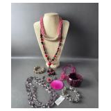 Costume Jewelry Necklaces Bracelet Silver Plate +