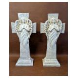 Decorative Table Crosses with Angels