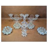 Fostoria American Line Candle Holders and Others