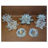 Crystal Lotus Candle Holders++