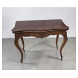Antique Walnut Gaming Table