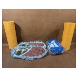 Needle Punch Dusting Cloth & Mop Slippers