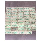 44 OKLAHOMA LICENSE PLATES 1975 OKLAHOMA IS OK