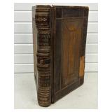 Cherokee County Record Log Antique Blank ,