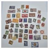 U.S & FOREIGN POSTAGE STAMPS OVER $50 IN VALUE