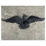 18 Inch Vintage Cast Aluminum Eagle , wall mount