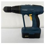 Hyundai Cordless Hammer Drill w Battery, Charger