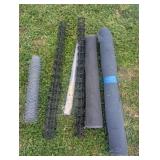 Rolls of Window Screen, Chicken Wire+