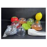 Fruit/ Vegetable Storage w/ Garlic Press