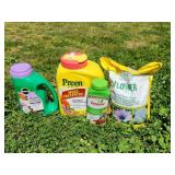 Gardening Fertilizer & Weed Preventer Mostly Full