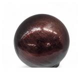Dark Pink Gazing Ball Crackle Glass