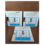 12"x12" Beveled Mirror Tiles, 6 Per Box