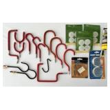 Organizational Storage Hooks, Caster Cups, Hose