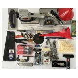 Handyman Set. Working Skil Sander, Craftsman Bit