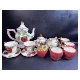 Lot of Apple Themed Dishes