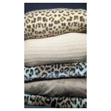Ralph Lauren Cotton Blanket, Faux Fur Throws,