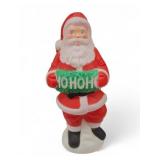 40" Tall Vtg Blow Mold Santa Claus HoHoHo