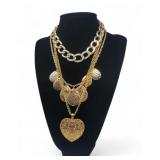 Gold Tone Statement Necklaces