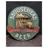 MOOSEHEAD BEER CANADIAN LAGER SIGN PLASTIC