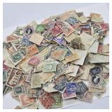 LARGE LOT OF US & FOREIGN POSTAGE STAMPS UP TO $2