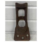 VINTAGE CAST-IRON FLAG POLE WALL MOUNT