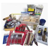 Lrg Lot of Hardware and Woodworking Tools