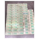 57 OKLAHOMA LICENSE PLATES 1970 OKLAHOMA IS OK &